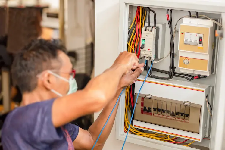 Local emergency electrician on call-out in Northampton