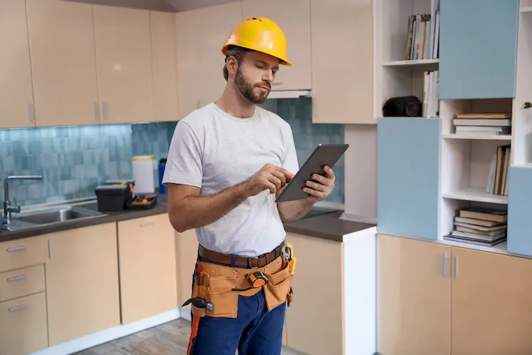 Local tradesperson visiting a property in Salisbury