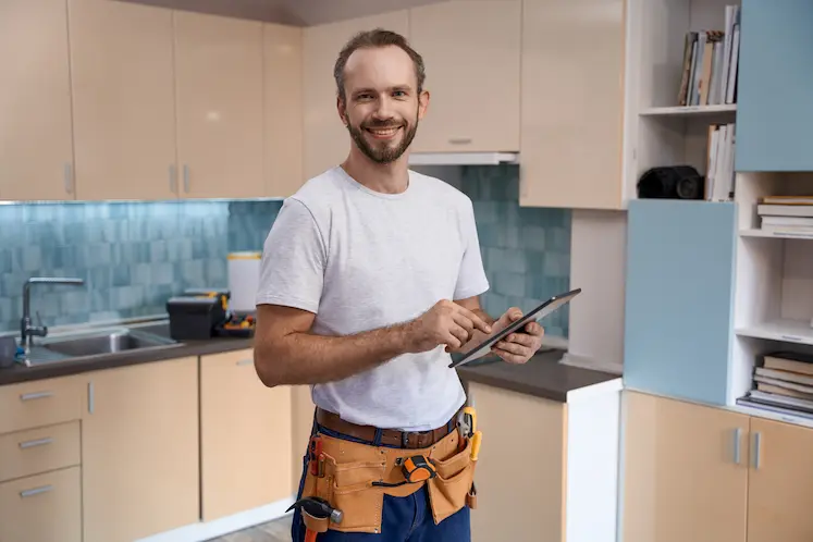 Local tradesperson visiting a property in Walsall